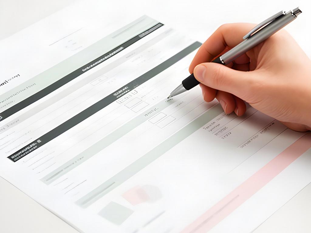 Hand mit Stift prüft Laufzeiten und Zinssätze auf einem Festgeldblatt