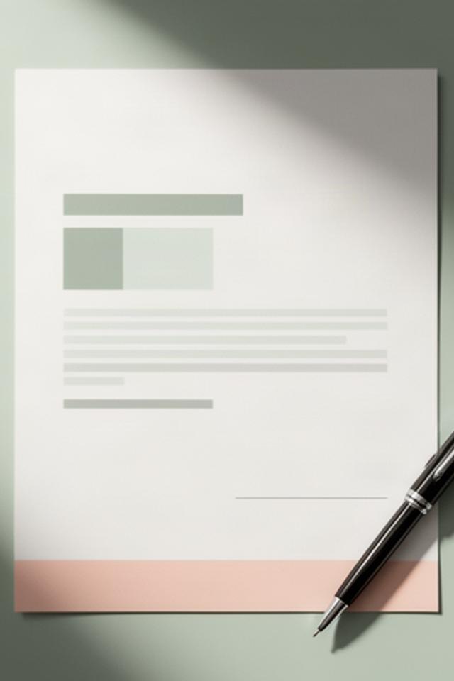 Schriftliche Bestätigung der Festgeldkonditionen neben einem Stift