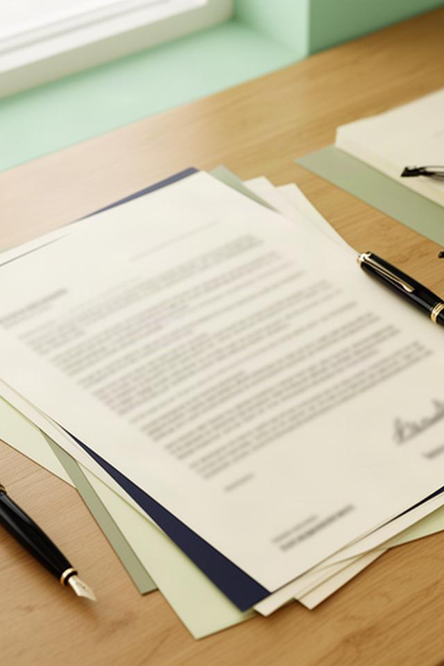 Unterzeichnete Vertragsunterlagen auf einem Schreibtisch mit Stift und Lesebrille
